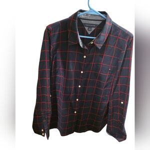 Tommy Hilfiger Classic  Womens Button Up Top